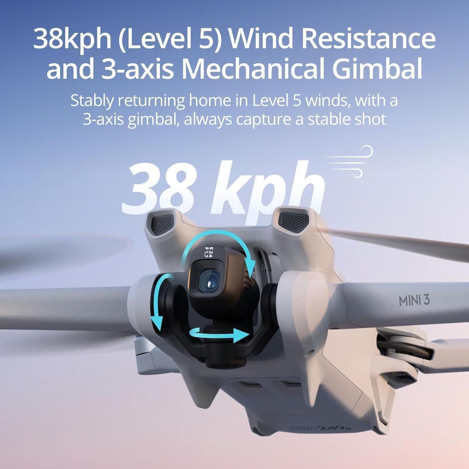 Refurbished Used DJI Mini 3 Dr - Drone Gimbal 3 Axis ulasan dan harga