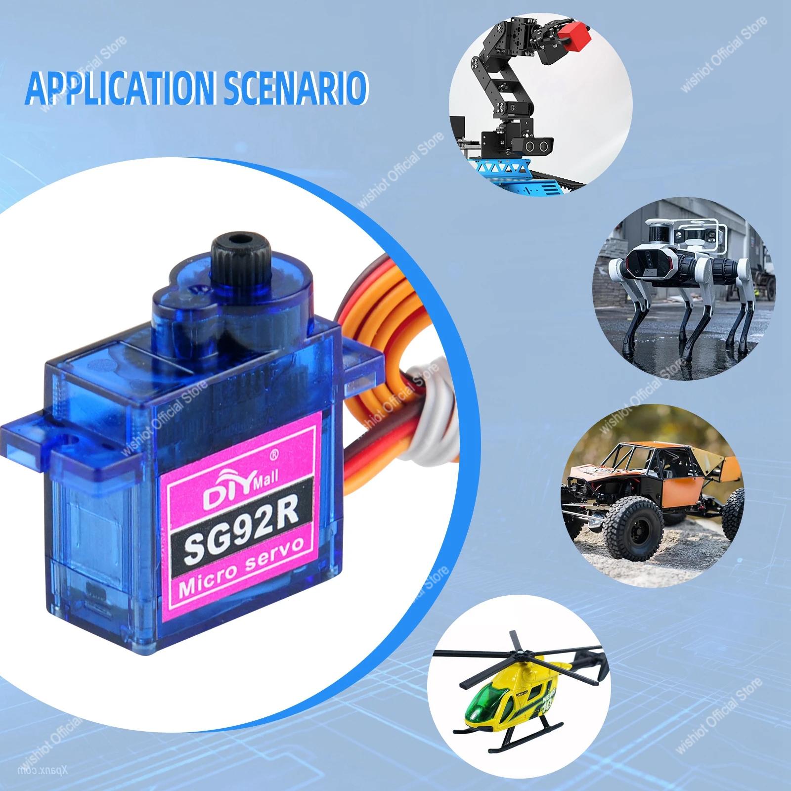 SG92R Micro Servo Motor 4.8-6V - Drone Gimbal Controller ulasan dan harga